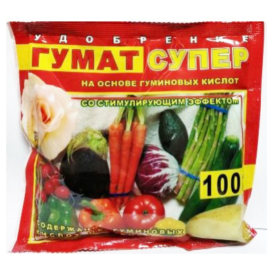 Добриво Гумат Супер – універсальний / 100 г.