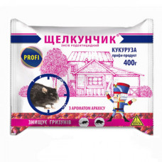 Родентицид Щелкунчик кукуруза Профи / пакет 400 г.