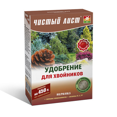 Чистий Лист АКВА добриво для хвої / 300 г.